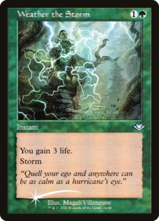 Weather the Storm (Retro Frame) (Foil Etched) (Foil)