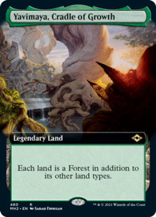 Yavimaya, Cradle of Growth (Extended Art) (Foil)