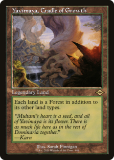 Yavimaya, Cradle of Growth (Retro Frame) (Foil Etched) (Foil)