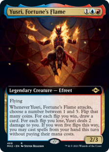 Yusri, Fortune's Flame (Extended Art) (Foil)