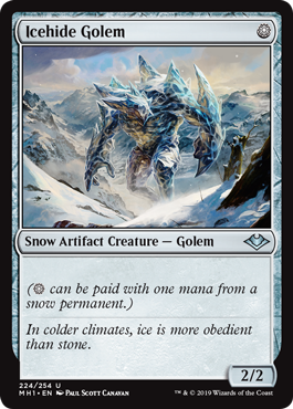 Icehide Golem (Foil)