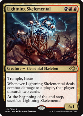 Lightning Skelemental (Foil)