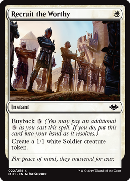 Recruit the Worthy (Foil)