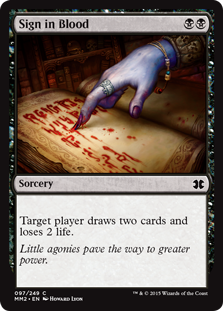 Sign in Blood (Foil)