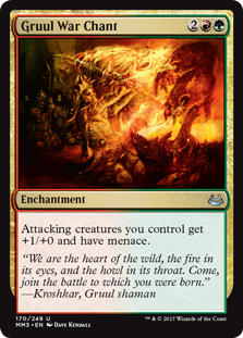 Gruul War Chant (Foil) Gruul War Chant (Foil)