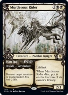 Murderous Rider // Swift End (Showcase Foil)