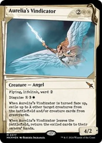 Aurelia's Vindicator (Showcase) (Invisible Ink) (Foil)