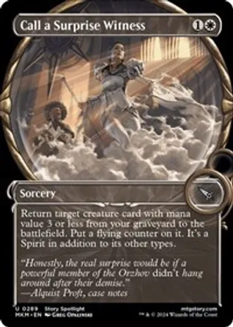 Call a Surprise Witness (Showcase) (Foil)