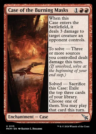 Case of the Burning Masks (Foil)
