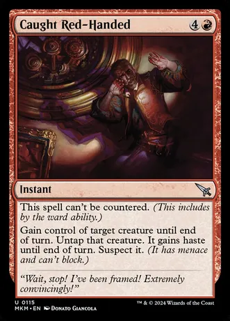 Caught Red-Handed (Foil)
