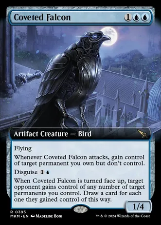 Coveted Falcon (Extended Art) (Foil)