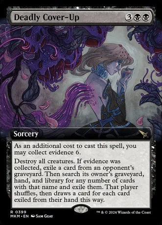 Deadly Cover-Up (Extended Art) (Foil)