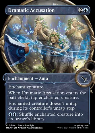 Dramatic Accusation (Showcase) (Foil)
