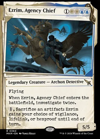 Ezrim, Agency Chief (Showcase) (Foil)