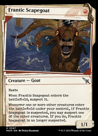 Frantic Scapegoat (Showcase) (Foil)