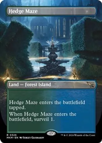 Hedge Maze (Borderless) (Foil)