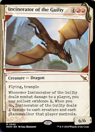 Incinerator of the Guilty (Showcase) (Foil)