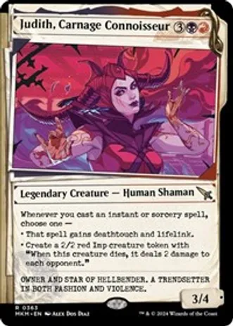 Judith, Carnage Connoisseur (Showcase) (Foil)