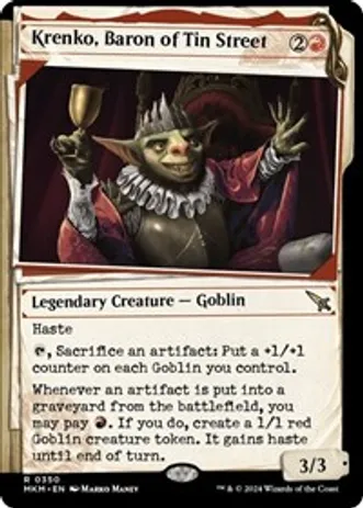 Krenko, Baron of Tin Street (Showcase) (Foil)