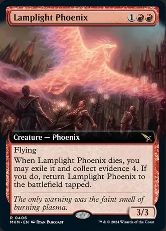 Lamplight Phoenix (Extended Art) (Foil)