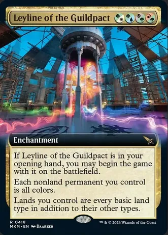 Leyline of the Guildpact (Extended Art) (Foil)