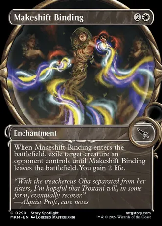 Makeshift Binding (Showcase) (Foil)