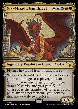 Niv-Mizzet, Guildpact (Showcase) (319) (Foil)