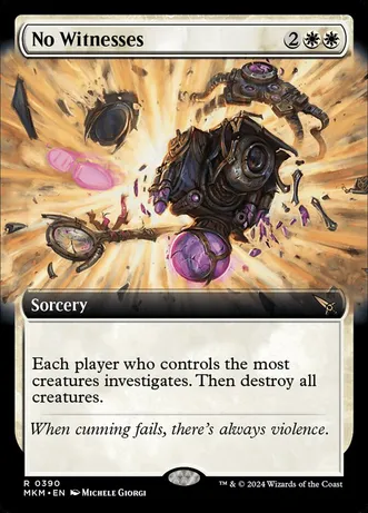 No Witnesses (Extended Art) (Foil)