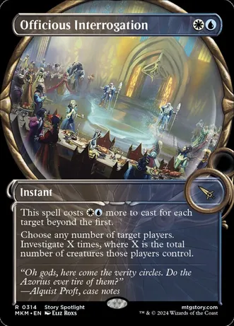 Officious Interrogation (Showcase) (Foil)