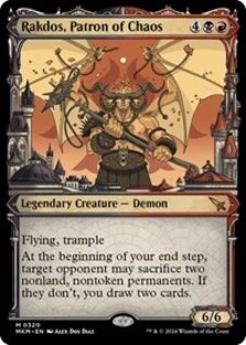 Rakdos, Patron of Chaos (Showcase) (0320) (Foil)