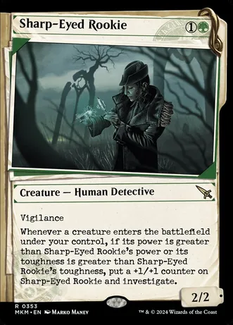 Sharp-Eyed Rookie (Showcase) (Foil)