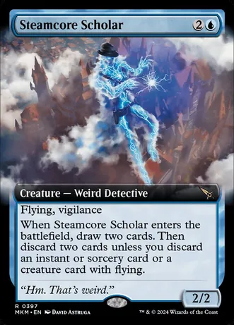 Steamcore Scholar (Extended Art) (Foil)