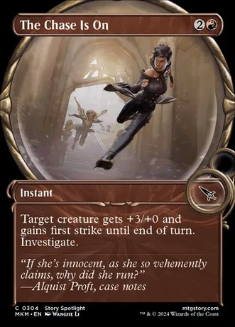 The Chase Is On (Showcase) (Foil)