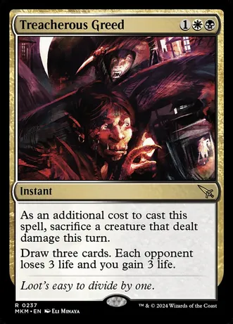 Treacherous Greed (Foil)