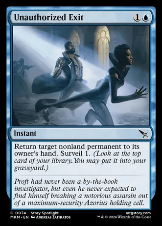 Unauthorized Exit (Foil)