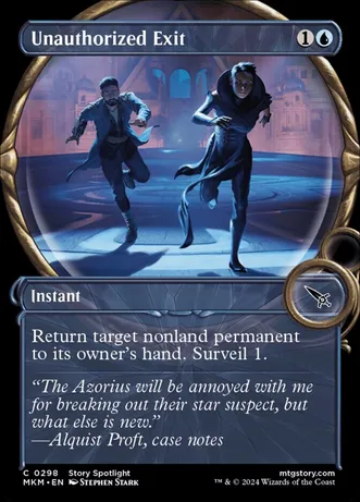 Unauthorized Exit (Showcase) (Foil)