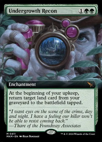 Undergrowth Recon (Extended Art) (Foil)