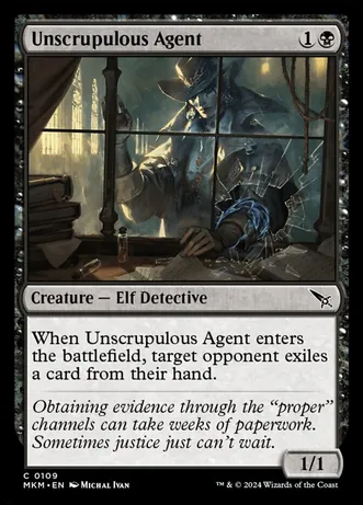 Unscrupulous Agent (Foil)