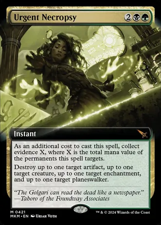 Urgent Necropsy (Extended Art) (Foil)