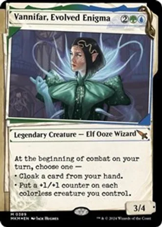 Vannifar, Evolved Enigma (Showcase) (Invisible Ink) (Foil)