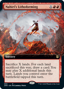 Nahiri's Lithoforming (Extended Art) (Foil)