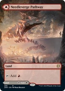Needleverge Pathway // Pillarverge Pathway (Borderless) (Foil)