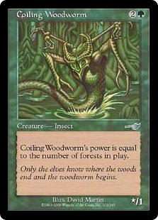 Coiling Woodworm (Foil)