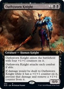 Oathsworn Knight (Extended Art Foil)