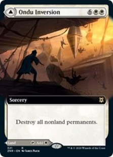 Ondu Inversion // Ondu Skyruins (Extended Art) (Foil)