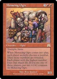 Menacing Ogre (Foil) Menacing Ogre (Foil)