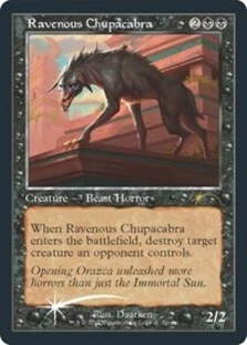 Ravenous Chupacabra (Retro Frame)