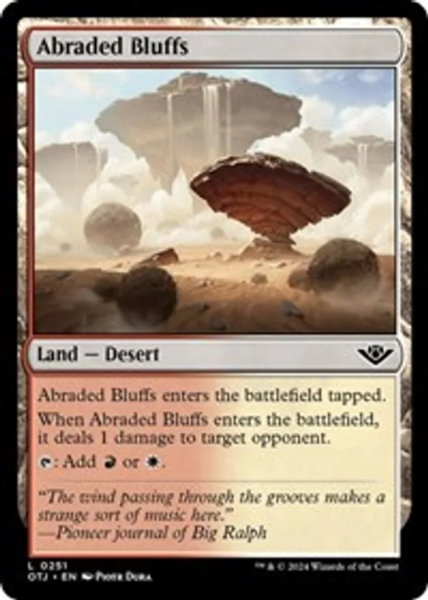 Abraded Bluffs (Foil)