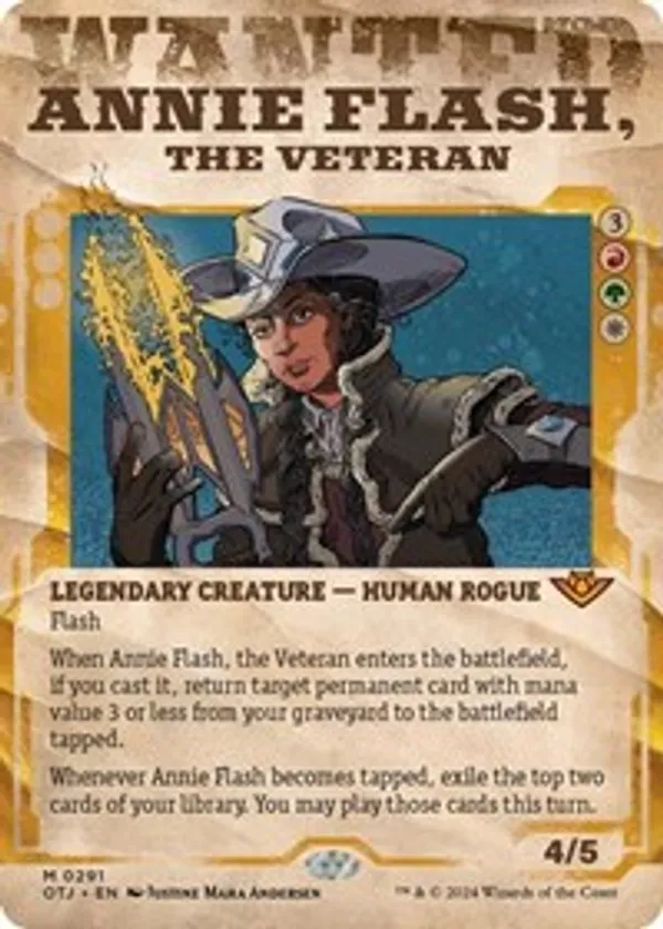Annie Flash, the Veteran (Showcase) (Foil)