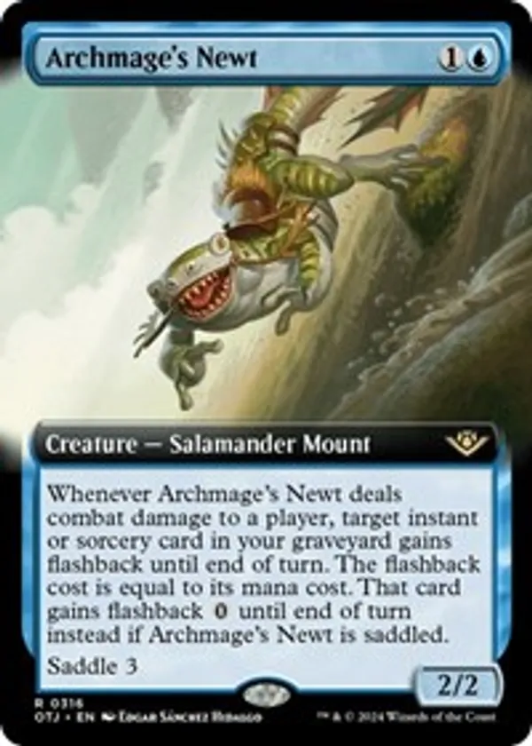 Archmage's Newt (Extended Art) (Foil)